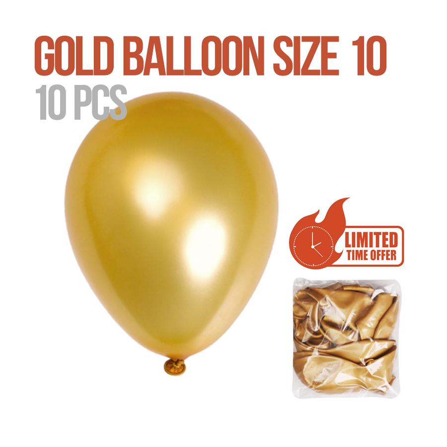 Gold Balloon s10 x 10